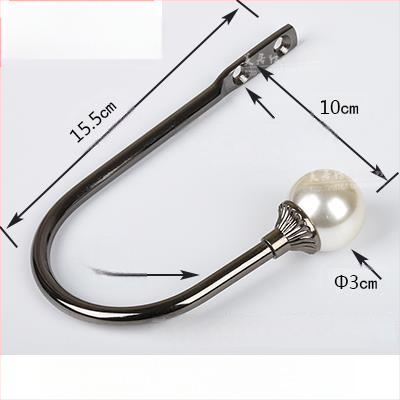 U formos užuolaidų kabliukas, sieninis tvirtinimas, be gręžimo, paprastas ir modernus stilius