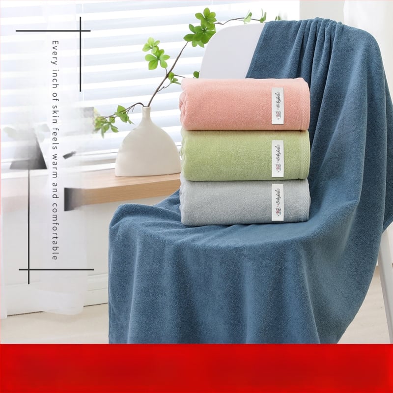 Yiduo medvilninis rankšluostis voniai, 300–400 g, 21 siūlai, plain weave