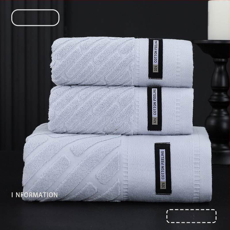 Yiduo medvilninis rankšluostis voniai, 300–400 g, 21 siūlai, plain weave