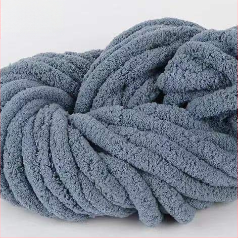 Käsitsi kootud pleedi lõng, Nordic Ins stiilis, polüester, 1000–1499 g, ühekordne värv, kevad–sügis