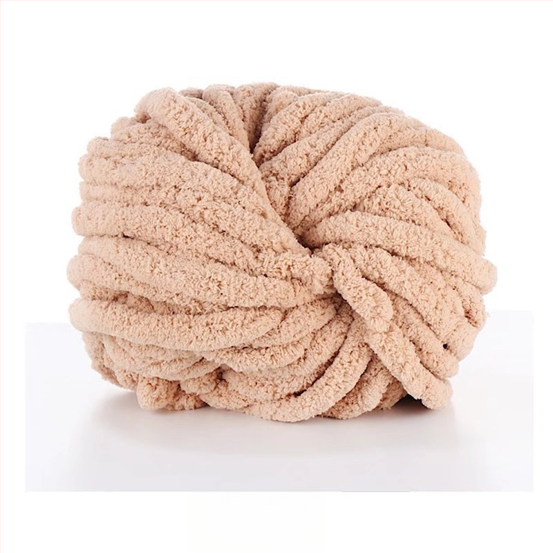 Käsitsi kootud pleedi lõng, Nordic Ins stiilis, polüester, 1000–1499 g, ühekordne värv, kevad–sügis