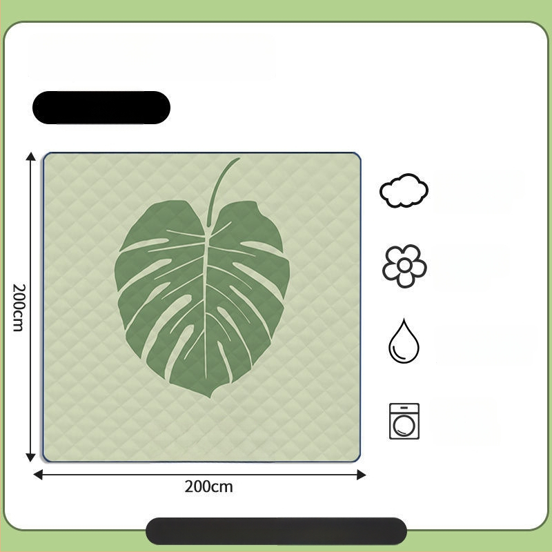 Osmouga kamping podloga za šator, od poliestera, protuklizna i protiv vlage, za 4–6 osoba