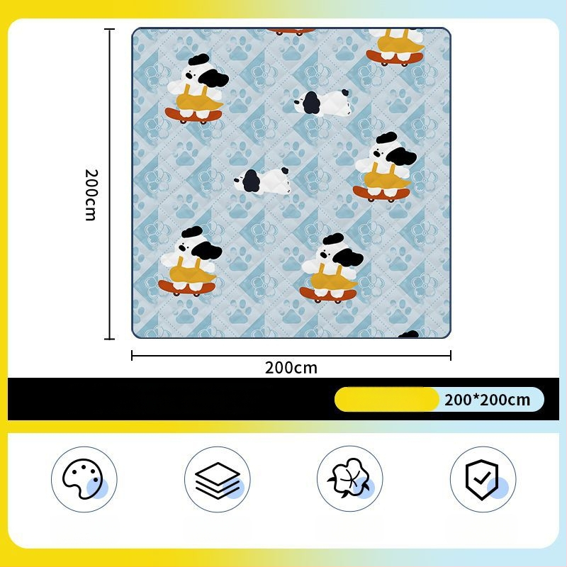 Osmouga kamping podloga za šator, od poliestera, protuklizna i protiv vlage, za 4–6 osoba