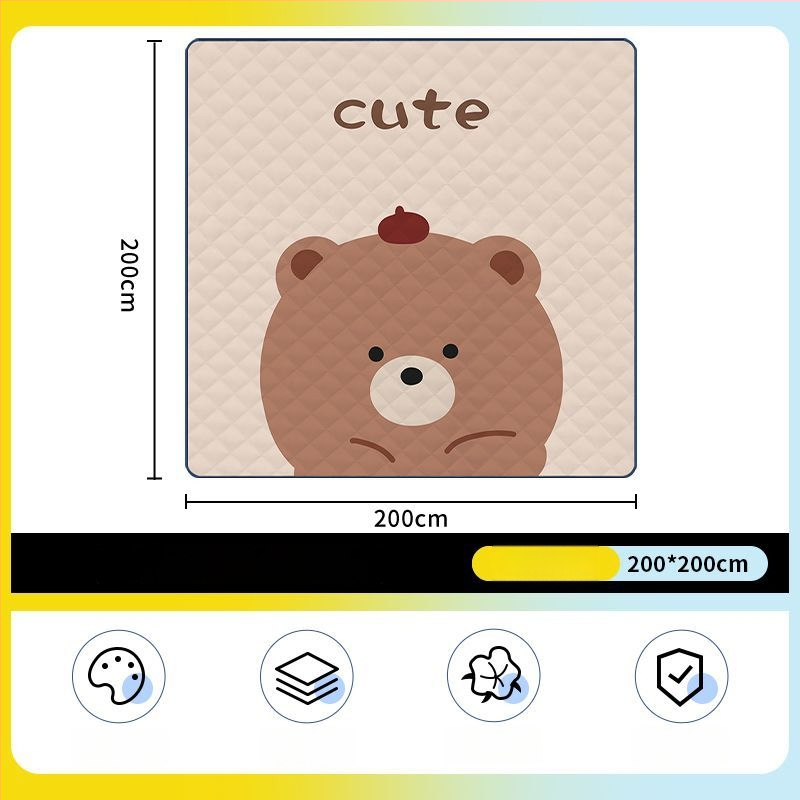 Osmouga kamping podloga za šator, od poliestera, protuklizna i protiv vlage, za 4–6 osoba