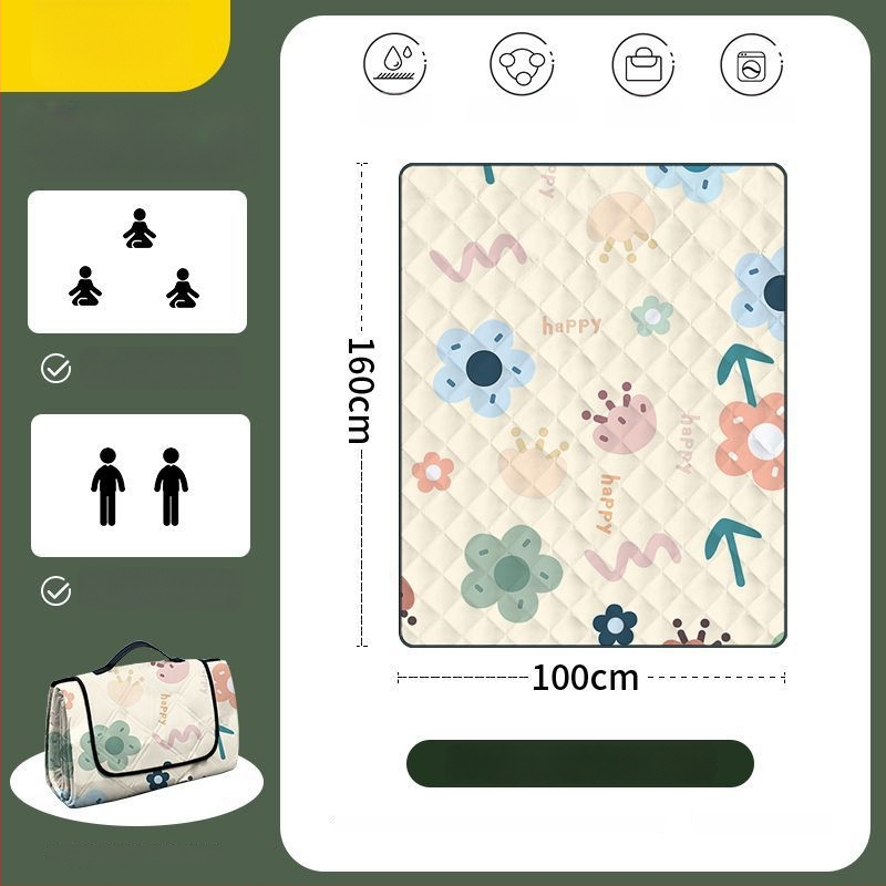 Osmouga kamping podloga za šator, od poliestera, protuklizna i protiv vlage, za 4–6 osoba