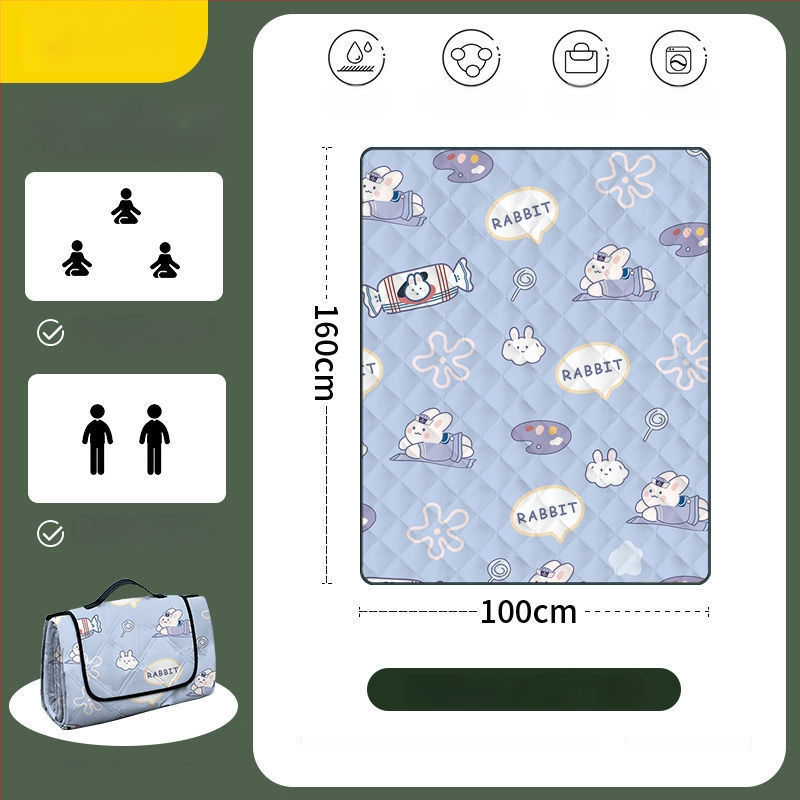 Osmouga kamping podloga za šator, od poliestera, protuklizna i protiv vlage, za 4–6 osoba