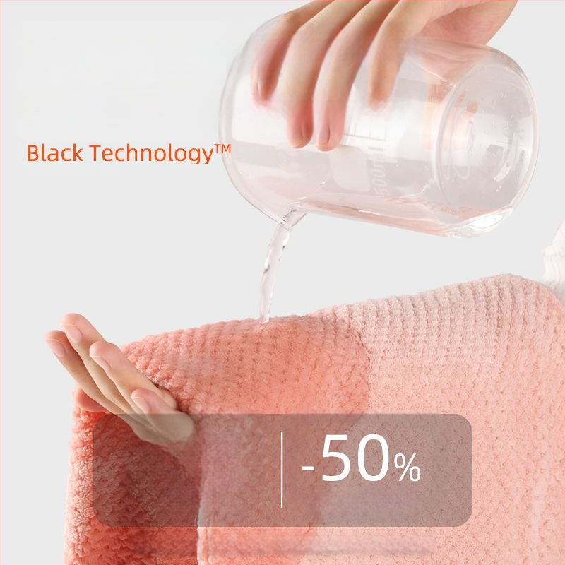 Καπέλο για στέγνωμα μαλλιών - γρήγορο στέγνωμα, ελαφρύ, πολυεστέρας 150D, Cut Velvet επεξεργασία, βάρος κάτω από 30 g