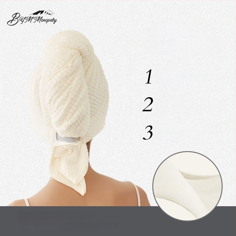 Καπέλο για στέγνωμα μαλλιών - γρήγορο στέγνωμα, ελαφρύ, πολυεστέρας 150D, Cut Velvet επεξεργασία, βάρος κάτω από 30 g