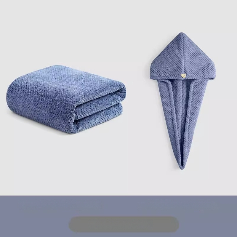 Koralinis veliūrinis vonios rankšluostis suaugusiems — poliesterio pluoštas, 150d džakardo audinys