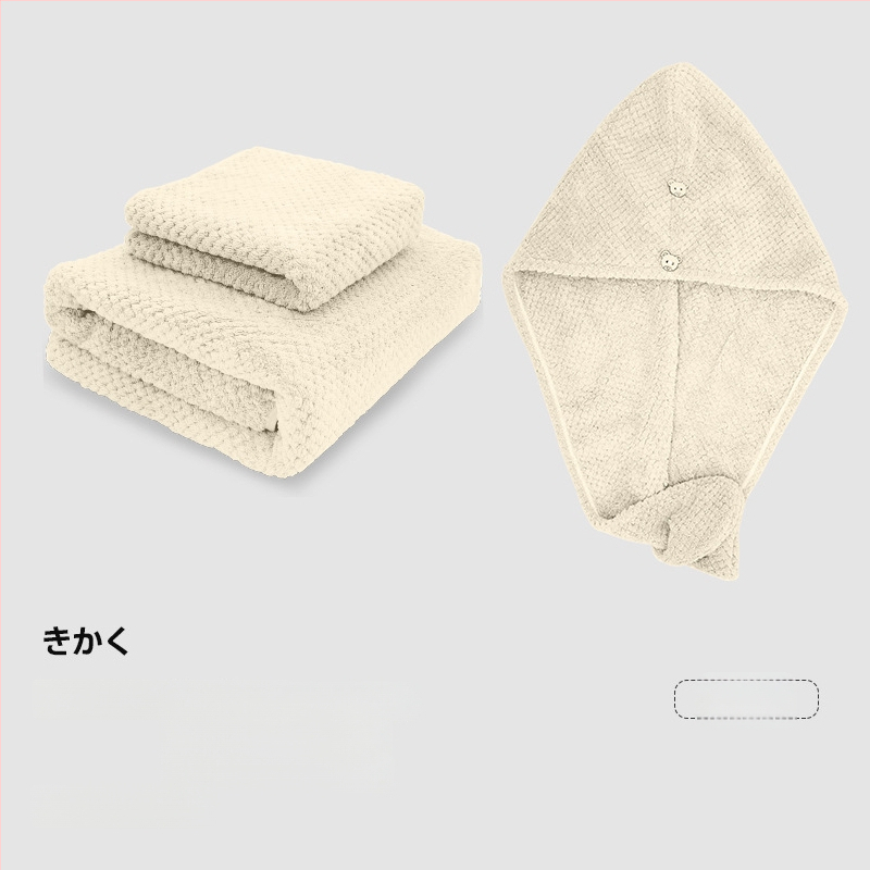 Koralinis veliūrinis vonios rankšluostis suaugusiems — poliesterio pluoštas, 150d džakardo audinys