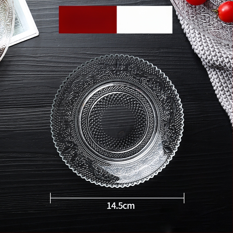 Stiklinė vaisių lėkštė – prancūziškas stilius, paprastas dizainas, aukštos kokybės, prekinis ženklas Sheng bangrong