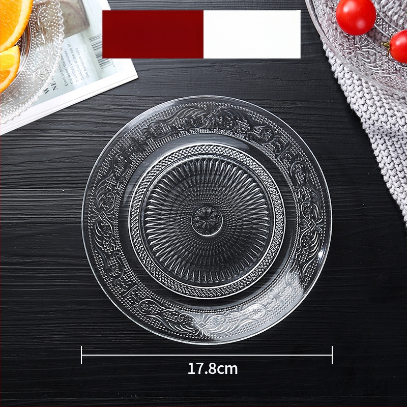 Stiklinė vaisių lėkštė – prancūziškas stilius, paprastas dizainas, aukštos kokybės, prekinis ženklas Sheng bangrong