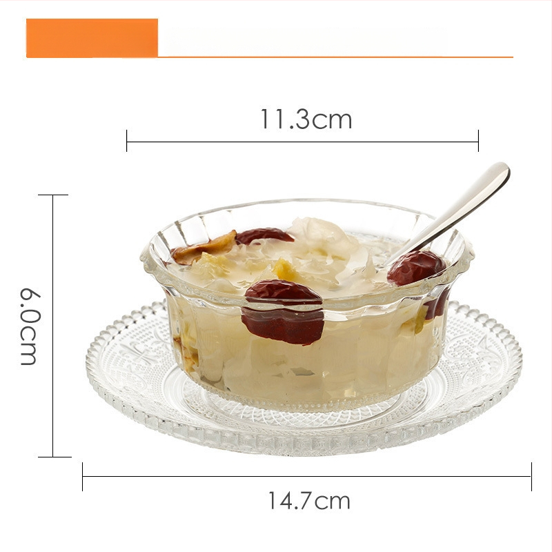 Stiklinė vaisių lėkštė – prancūziškas stilius, paprastas dizainas, aukštos kokybės, prekinis ženklas Sheng bangrong