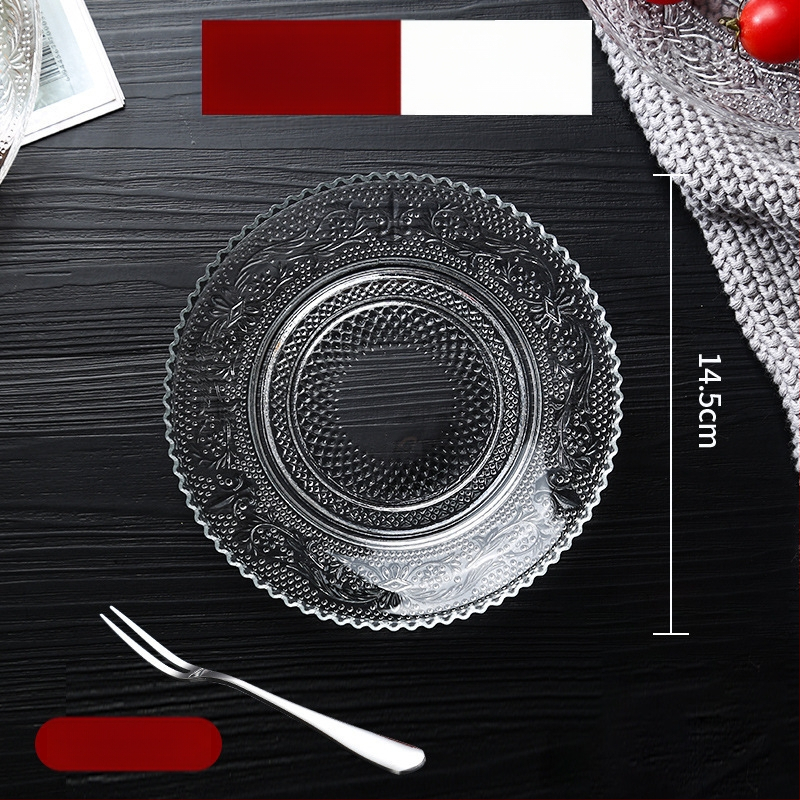 Stiklinė vaisių lėkštė – prancūziškas stilius, paprastas dizainas, aukštos kokybės, prekinis ženklas Sheng bangrong