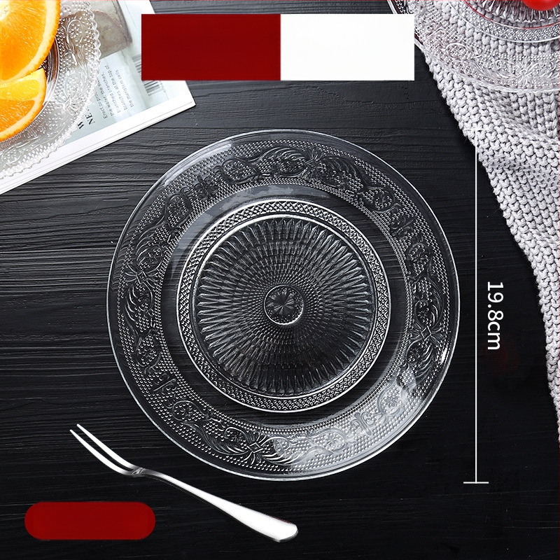 Stiklinė vaisių lėkštė – prancūziškas stilius, paprastas dizainas, aukštos kokybės, prekinis ženklas Sheng bangrong