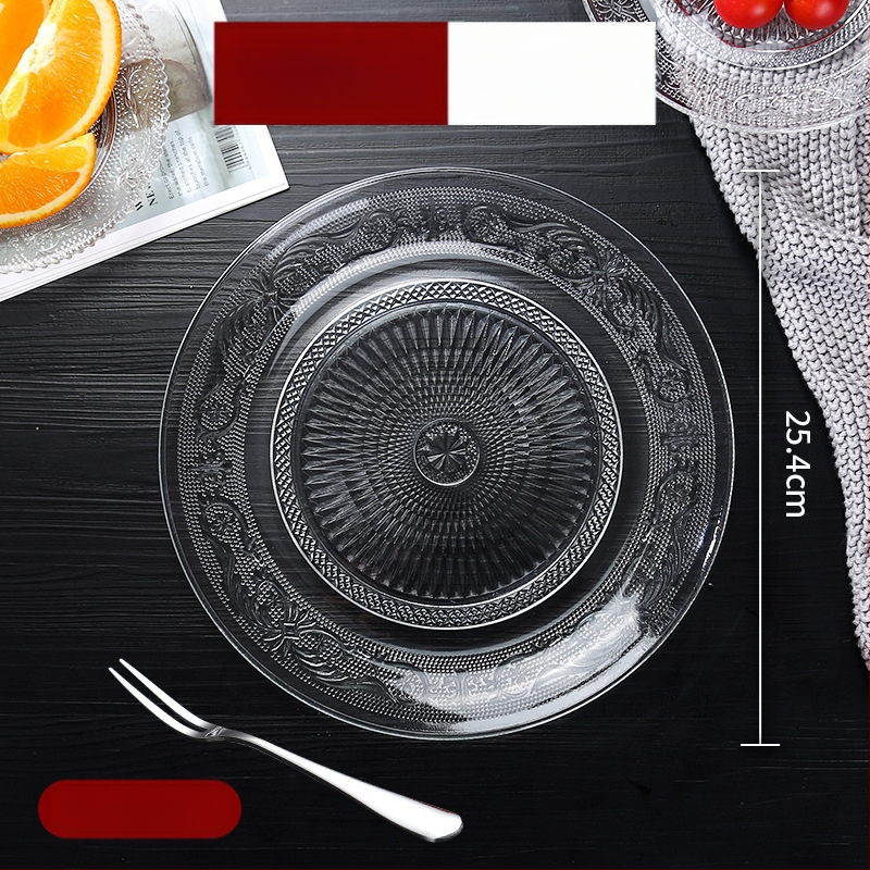 Stiklinė vaisių lėkštė – prancūziškas stilius, paprastas dizainas, aukštos kokybės, prekinis ženklas Sheng bangrong