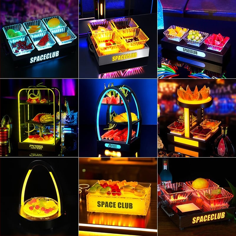 Akrilinė vaisių plokštelė laikiklis, paprastas stilius (Be prekės ženklo, Be importo)