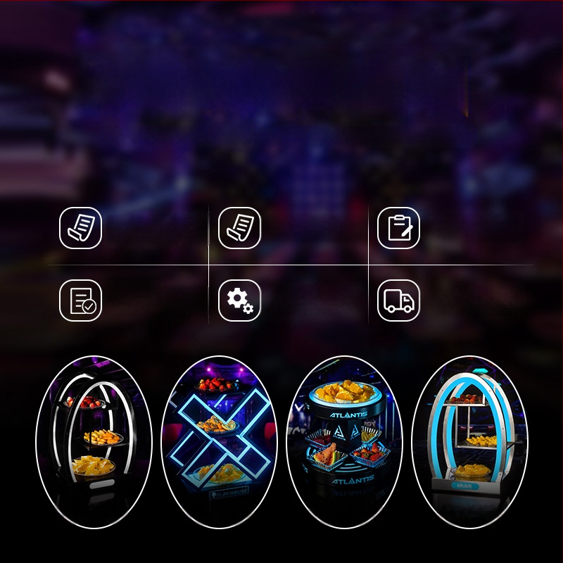 Akrilinė vaisių plokštelė laikiklis, paprastas stilius (Be prekės ženklo, Be importo)