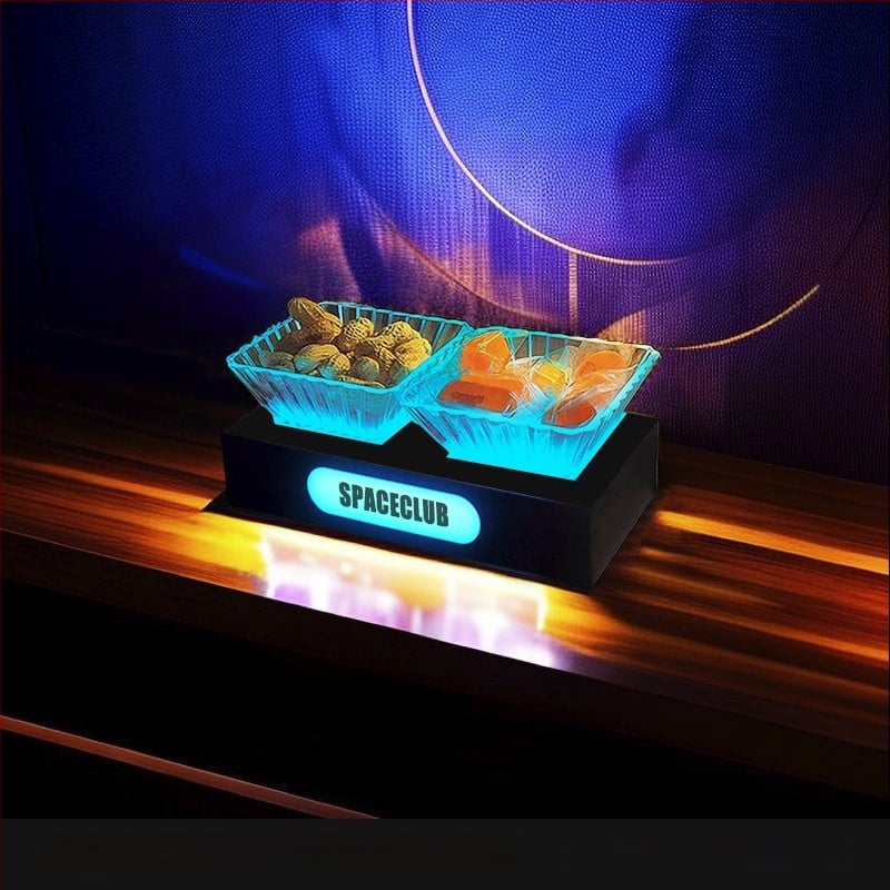 Akrilinė vaisių plokštelė laikiklis, paprastas stilius (Be prekės ženklo, Be importo)