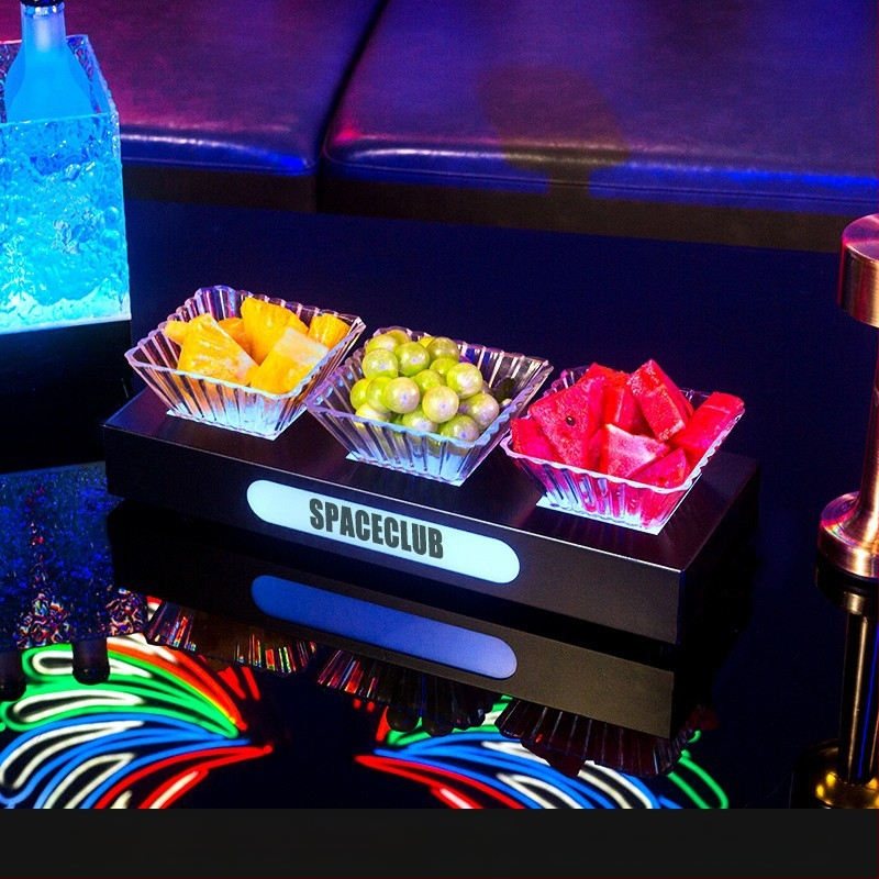 Akrilinė vaisių plokštelė laikiklis, paprastas stilius (Be prekės ženklo, Be importo)