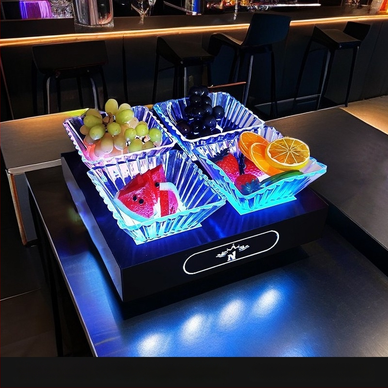 Akrilinė vaisių plokštelė laikiklis, paprastas stilius (Be prekės ženklo, Be importo)