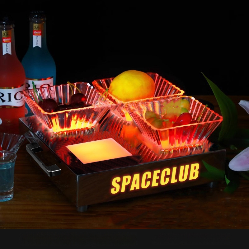 Akrilinė vaisių plokštelė laikiklis, paprastas stilius (Be prekės ženklo, Be importo)