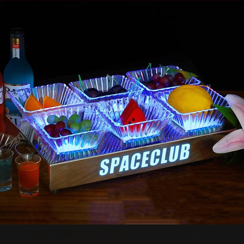 Akrilinė vaisių plokštelė laikiklis, paprastas stilius (Be prekės ženklo, Be importo)