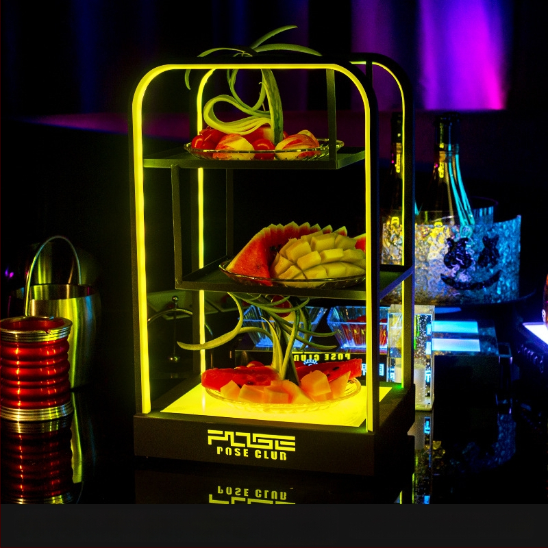 Akrilinė vaisių plokštelė laikiklis, paprastas stilius (Be prekės ženklo, Be importo)