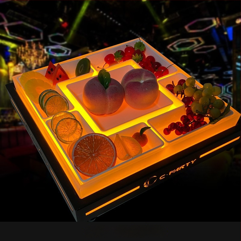 Akrilinė vaisių plokštelė laikiklis, paprastas stilius (Be prekės ženklo, Be importo)