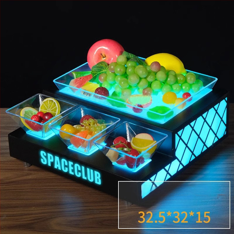 Akrilinė vaisių plokštelė laikiklis, paprastas stilius (Be prekės ženklo, Be importo)