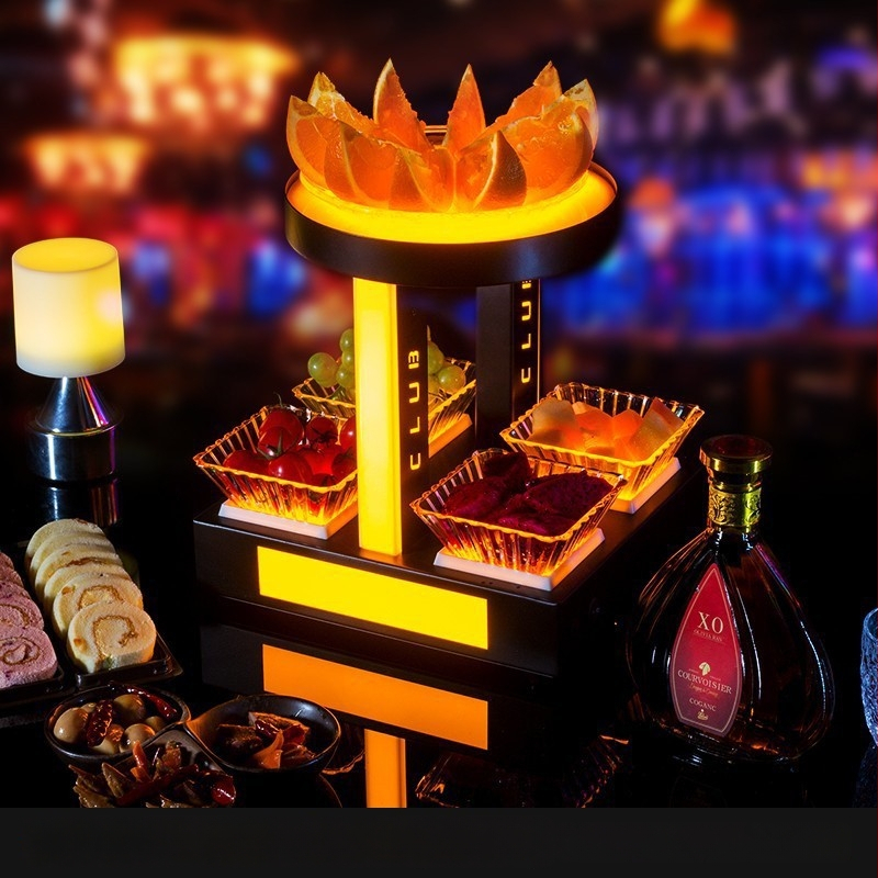 Akrilinė vaisių plokštelė laikiklis, paprastas stilius (Be prekės ženklo, Be importo)