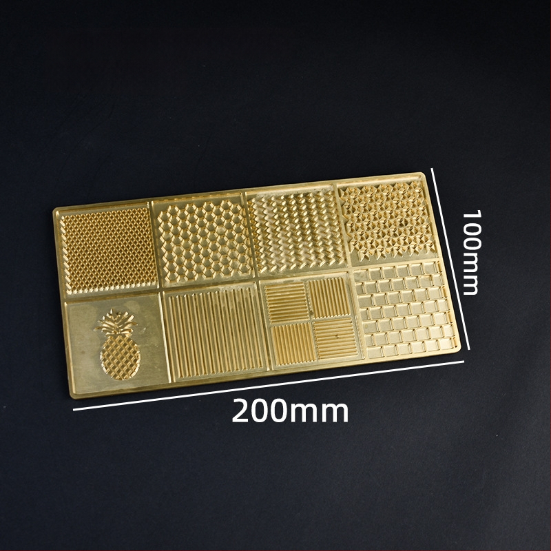 Jääkuubikute tempel kohandatud gravüüritud logoga, vask-pronksi sulam, CNC gravüürimine ja käsitsi poleerimine, ümmargune või ruudukujuline kuju, kaal 50 g