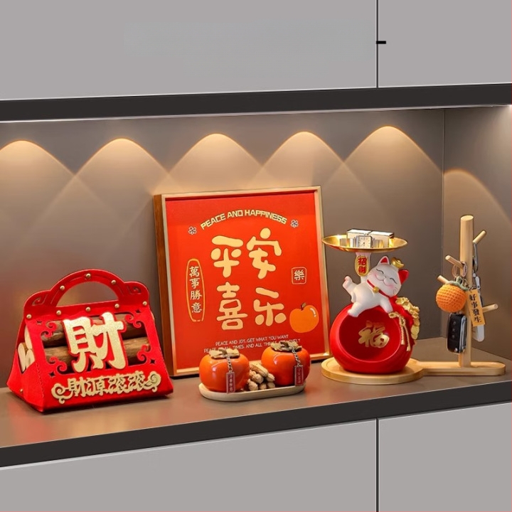 Φιγούρα Panda για αποθήκευση κλειδιών – διακοσμητικό ρητίνης σε cartoon στυλ για είσοδο και ντουλάπες σαλονιού (δωρο για νέο σπίτι)