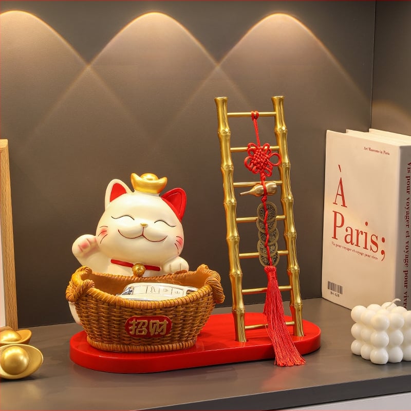 Φιγούρα Panda για αποθήκευση κλειδιών – διακοσμητικό ρητίνης σε cartoon στυλ για είσοδο και ντουλάπες σαλονιού (δωρο για νέο σπίτι)