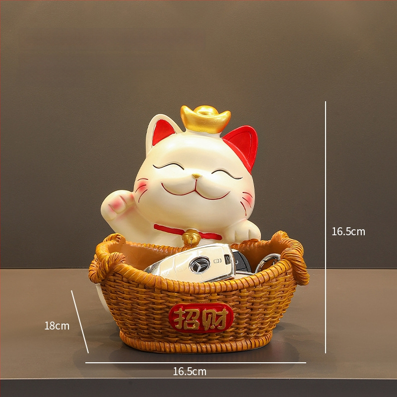 Φιγούρα Panda για αποθήκευση κλειδιών – διακοσμητικό ρητίνης σε cartoon στυλ για είσοδο και ντουλάπες σαλονιού (δωρο για νέο σπίτι)