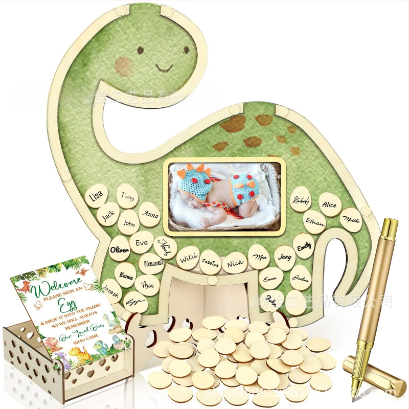 Βιβλίο επισκεπτών πάρτυ απόκρυψης φύλου με θεματικό αρκούδας πλαίσιο φωτογραφίας υπερήχων πεταλούδας – Boxwood, εκτύπωση