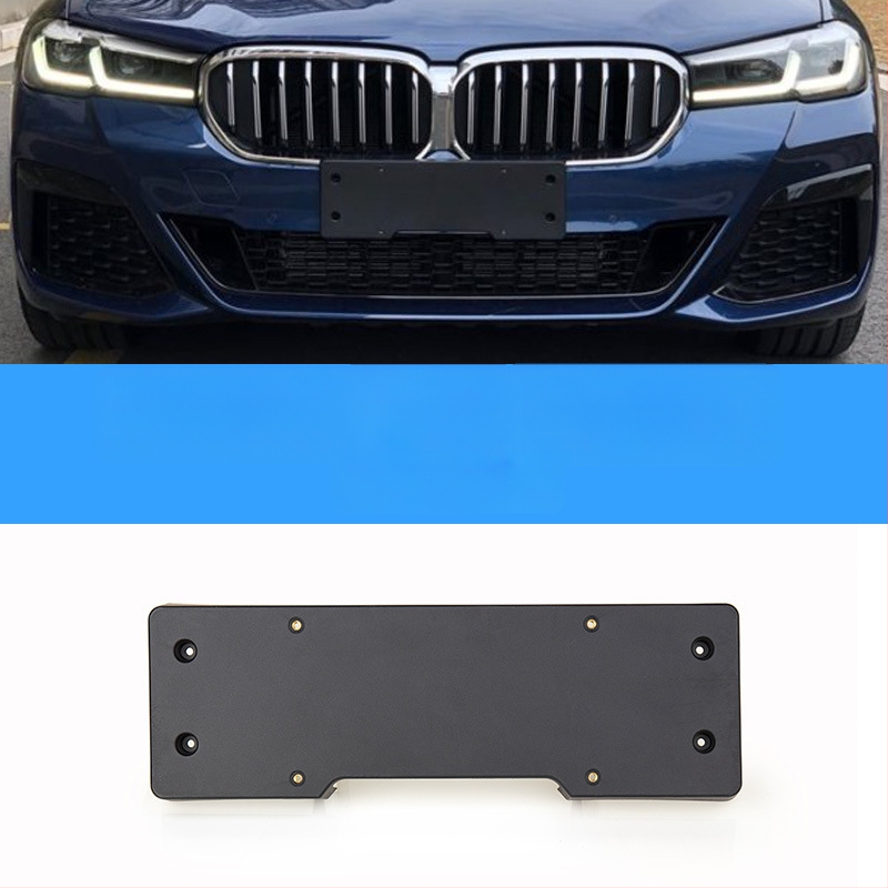 BMW 5 серия: база за регистрационен номер за преден и заден монтаж със скоби и GT рамка