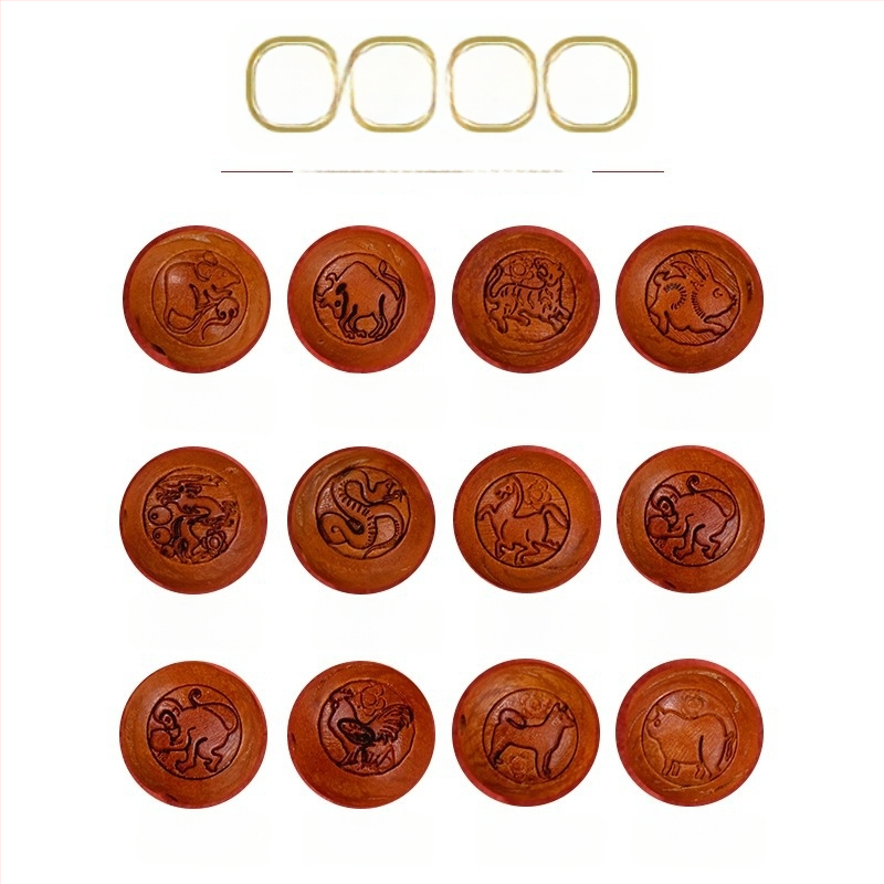 Детска гривна от cinnabar, ръчно преплетена, етно стил, мотив животно/зодия