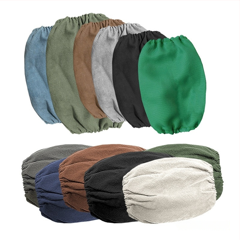 Lastele mõeldud maalimise varrukad, 100% puuvill, veekindel kanvas, hingavad, ühes toonis, logoga trükk