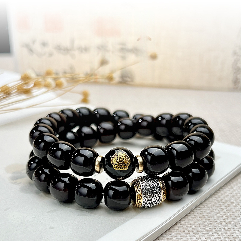 Bodhi saknes rokassprādze, dubults aplis romba formā, pulēta virsma, dabīgs stils, universāla, 40 gab.