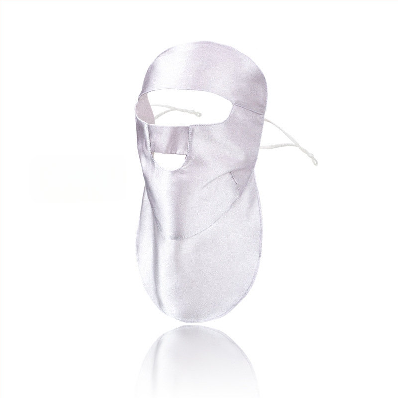 Maska za lice od 100% svile, zaštita od sunca, lagana, 3D dizajn, gradski stil