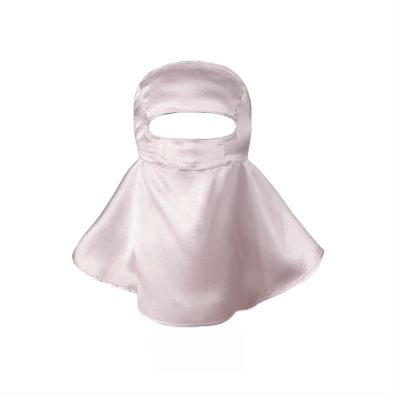Maska za lice od 100% svile, zaštita od sunca, lagana, 3D dizajn, gradski stil