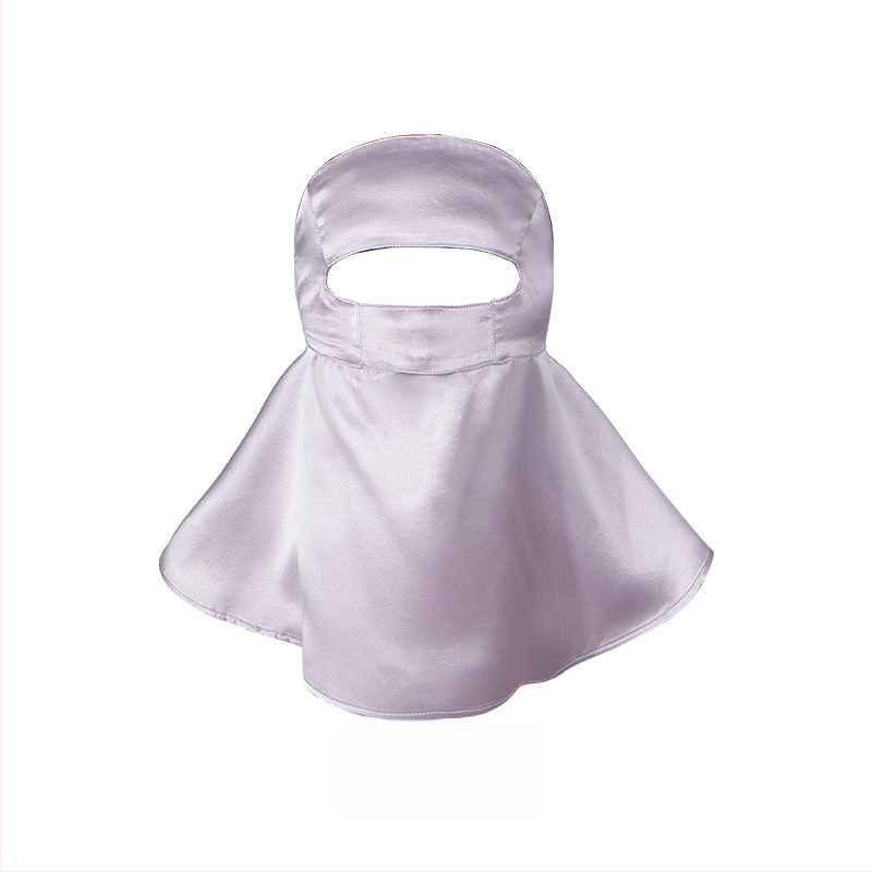 Maska za lice od 100% svile, zaštita od sunca, lagana, 3D dizajn, gradski stil