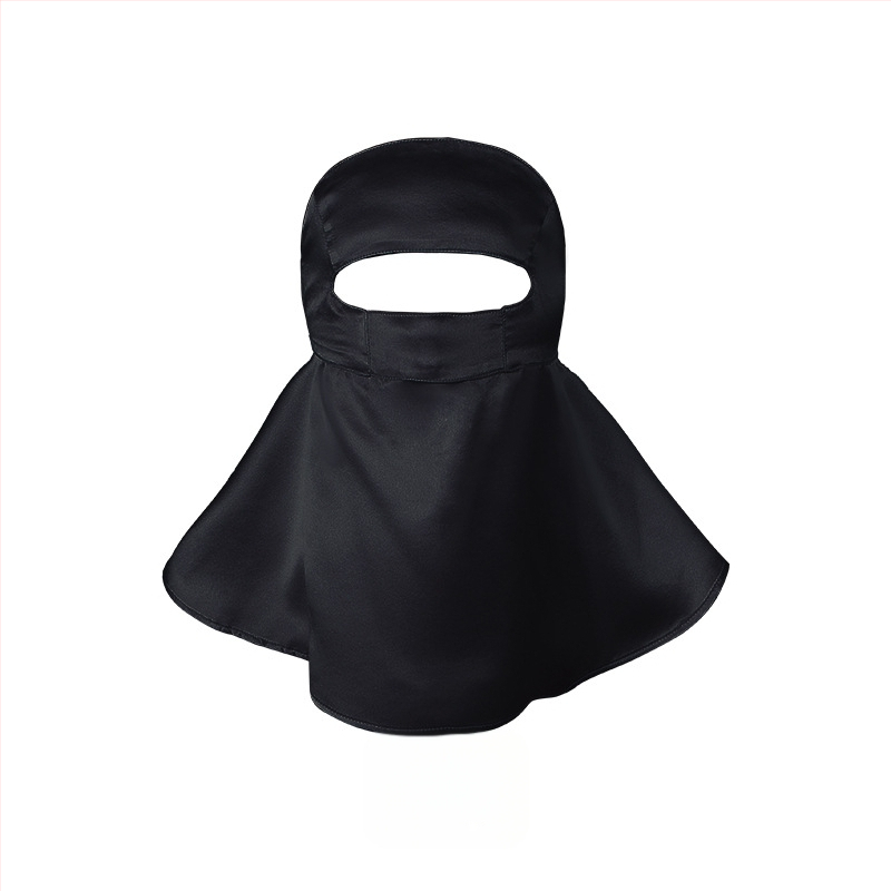 Maska za lice od 100% svile, zaštita od sunca, lagana, 3D dizajn, gradski stil