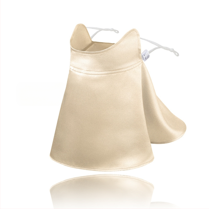 Maska za lice od 100% svile, zaštita od sunca, lagana, 3D dizajn, gradski stil