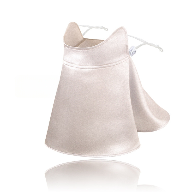 Maska za lice od 100% svile, zaštita od sunca, lagana, 3D dizajn, gradski stil