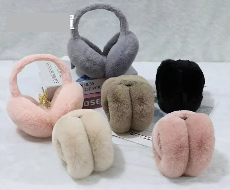 Bērnu pūkaini ausu siltinātāji – karikatūras stila, regulējami, ziemas silts, ārpus telpām