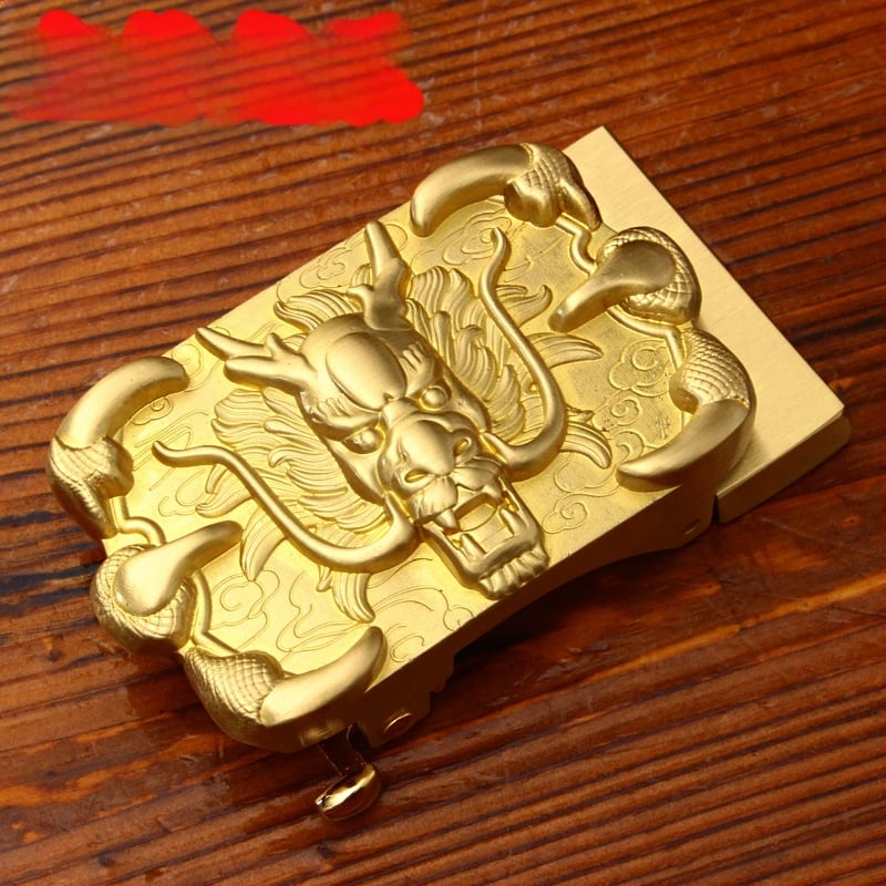 Automatinė diržo sagtis iš vario su 3D įspaustu skraidančio erelio motyvu