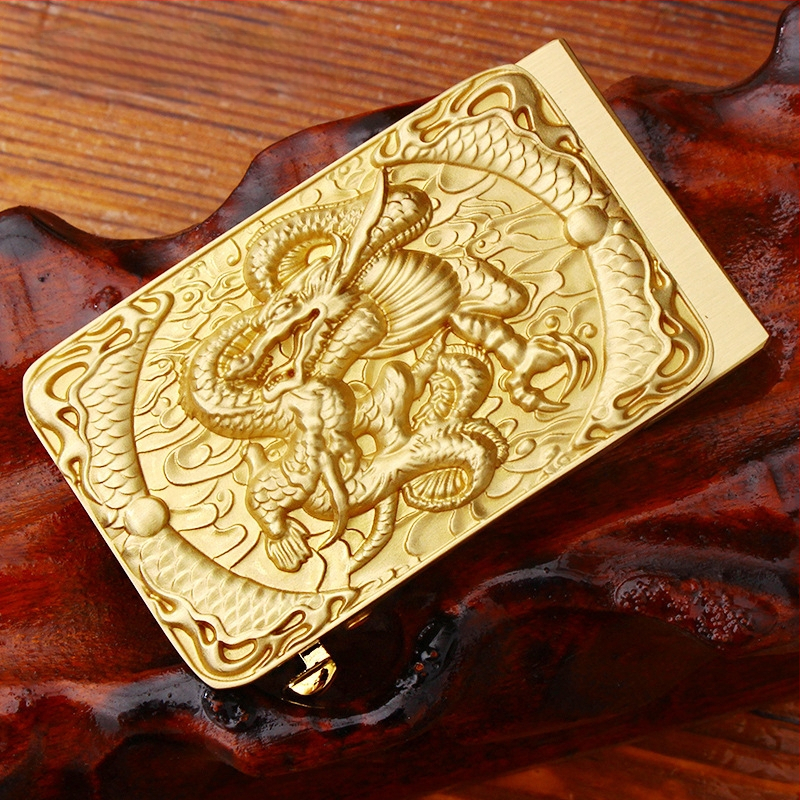 Automatinė diržo sagtis iš vario su 3D įspaustu skraidančio erelio motyvu