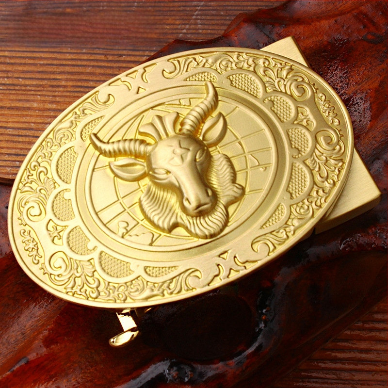 Automatinė diržo sagtis iš vario su 3D įspaustu skraidančio erelio motyvu